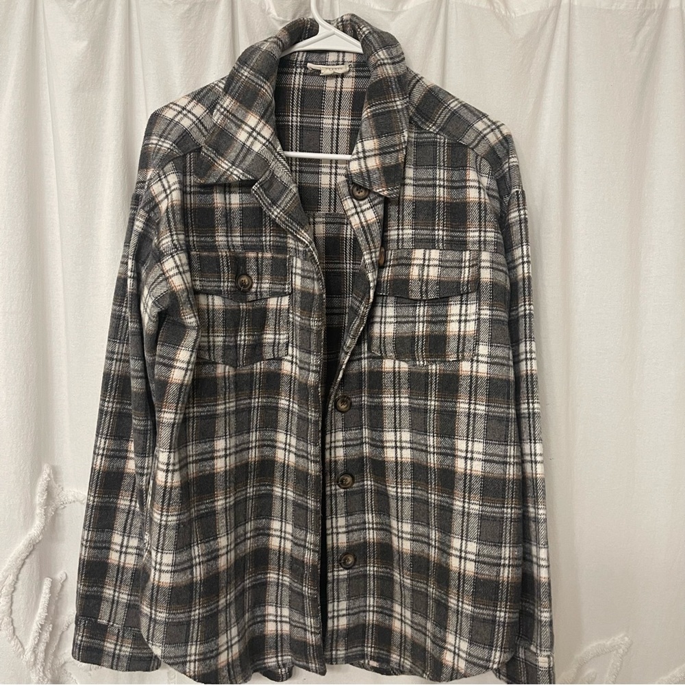 LA Hearts oversized flannel